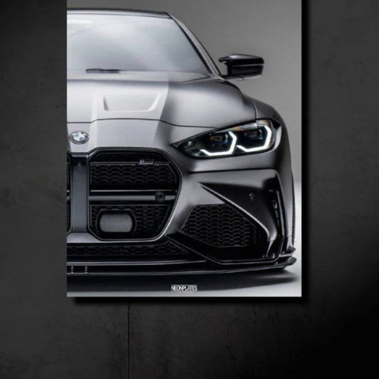 BMW M4 LED POSTER