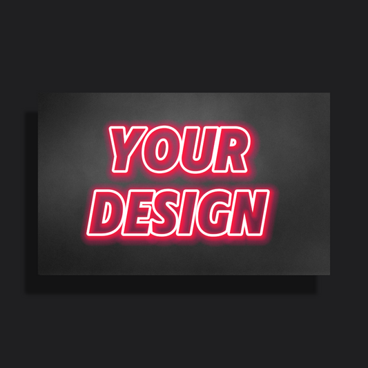 Custom Design Neon Poster