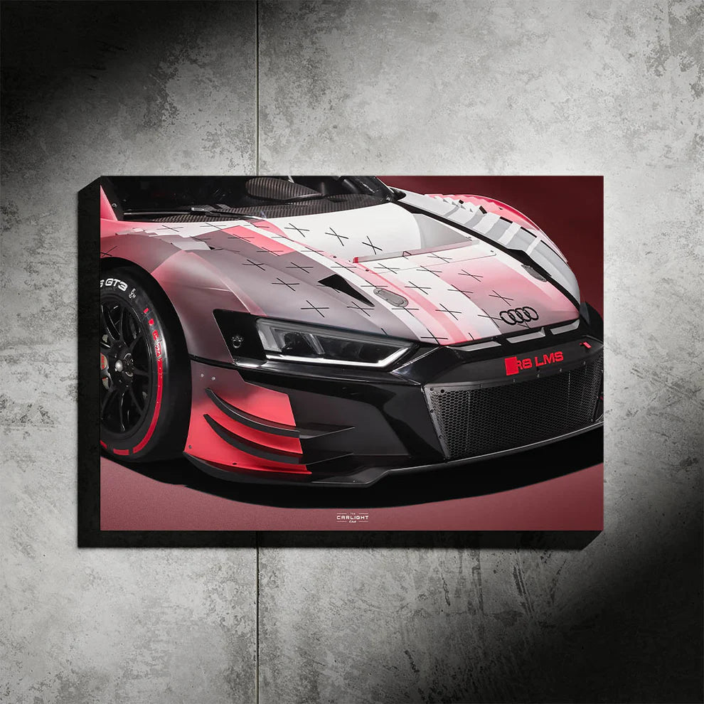 Audi R8 GT3 NEON Poster (White LED)