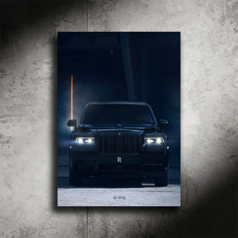 ROLLS ROYCE NEON POSTER (CULLINAN LIGHT)