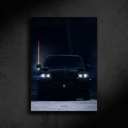 ROLLS ROYCE NEON POSTER (CULLINAN LIGHT)