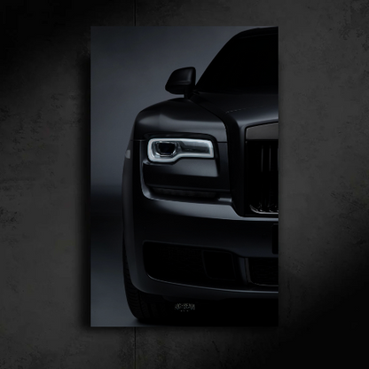 ROLLS ROYCE NEON POSTER (SHADES OF GRAY)