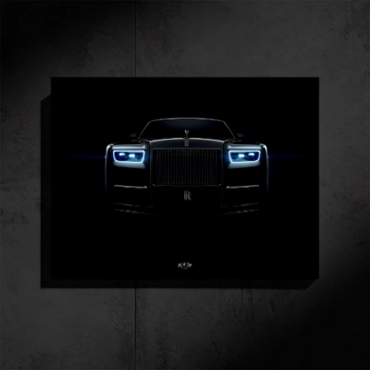 ROLLS ROYCE NEON POSTER (BLUE EYES)