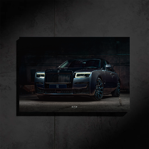 ROLLS ROYCE NEON POSTER (FADE SHARDS)